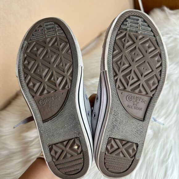 Converse Chuck Taylor All Stars Mid Tops Gray Size 3 - Picture 7 of 12